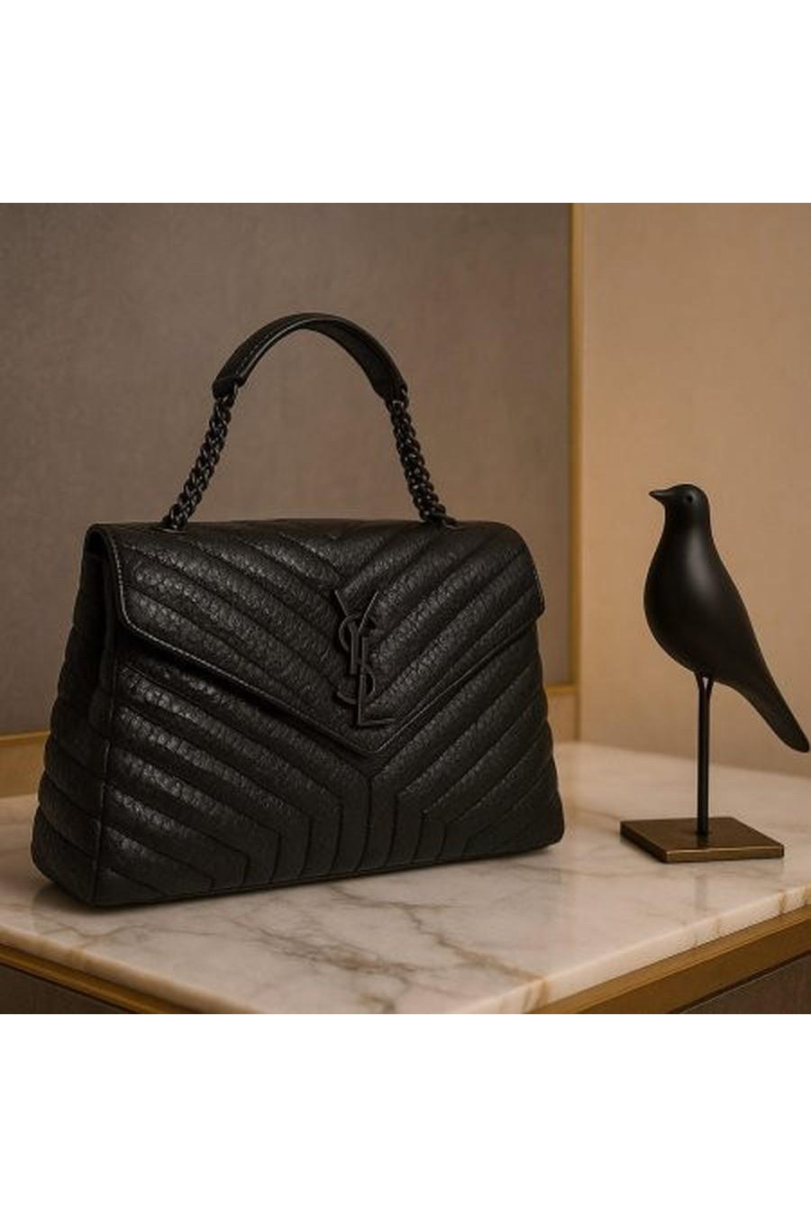 Black Logo / Black Snake Skin