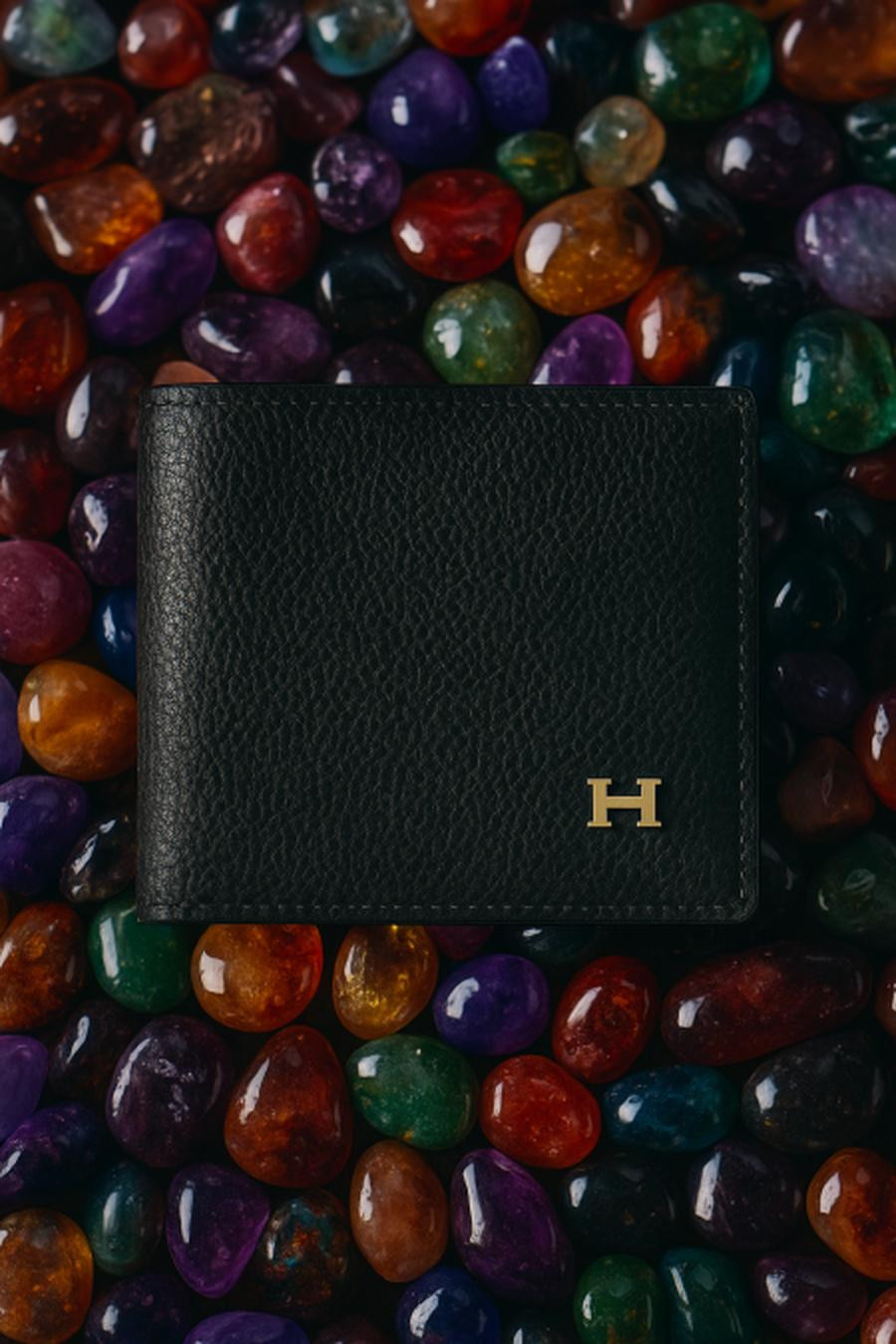 Black with silver logo