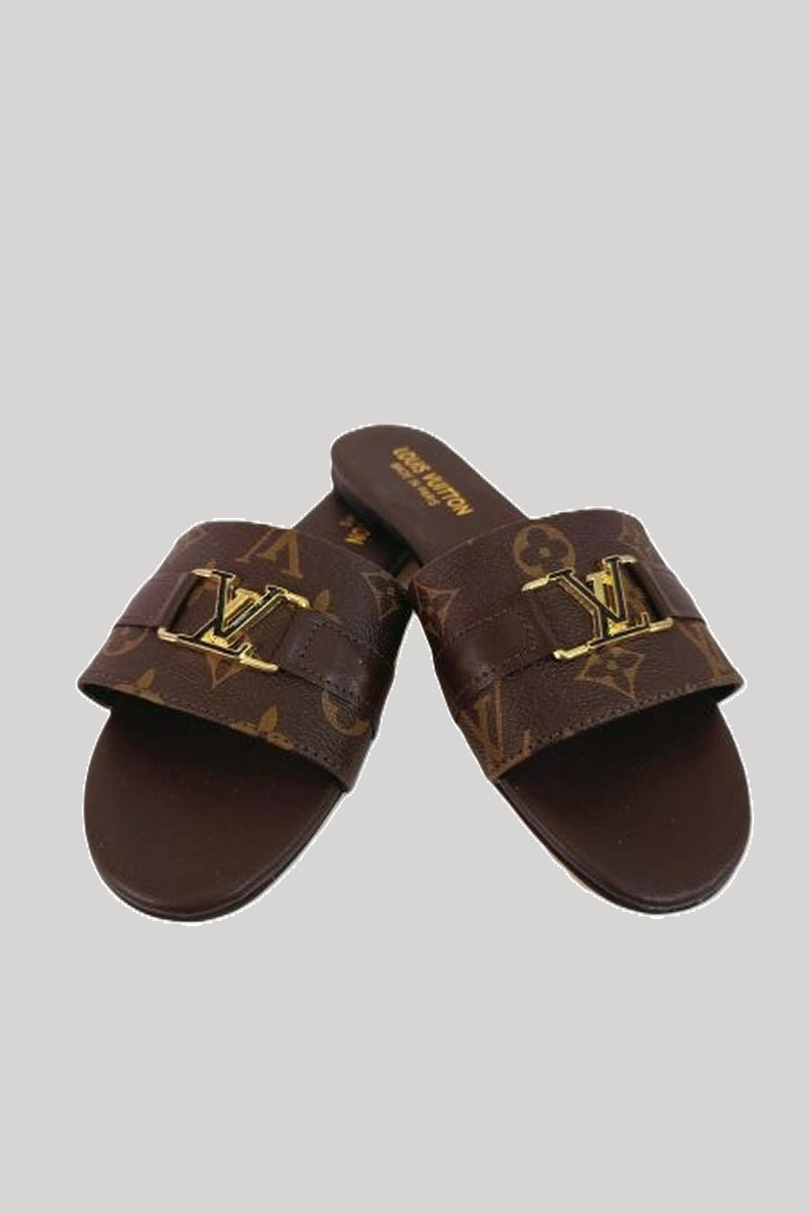 Brown letters LV