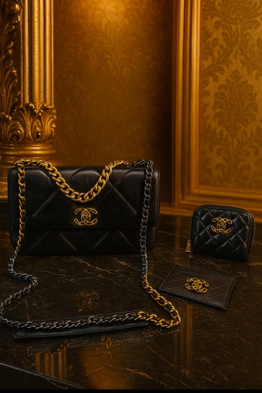 Chanel package consisting of three pieces