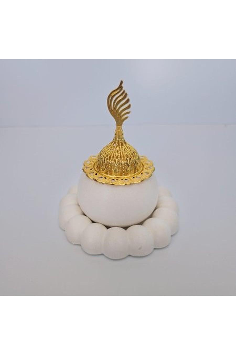 Oval incense burner