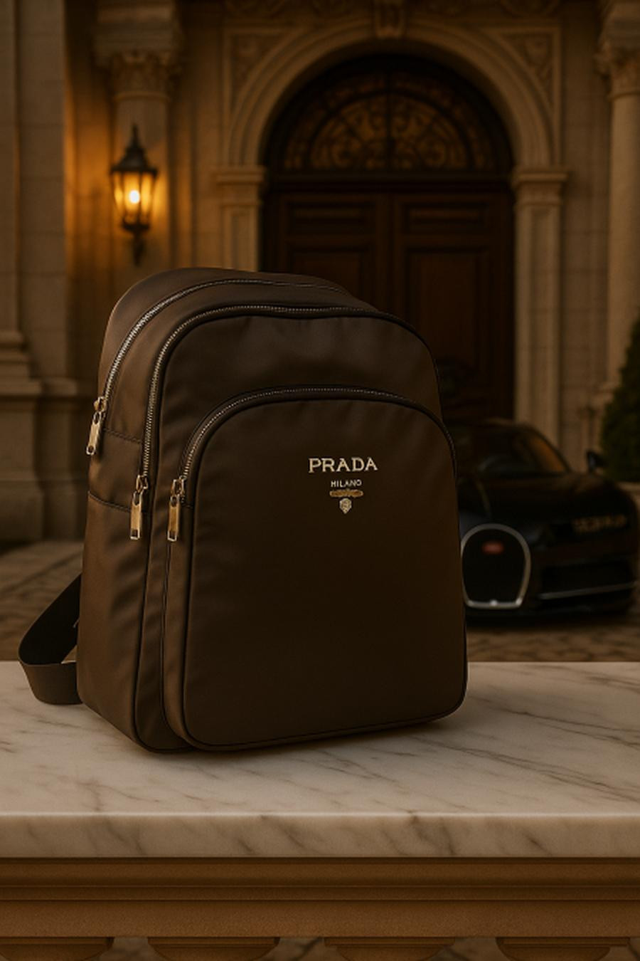 Black synthetic satin