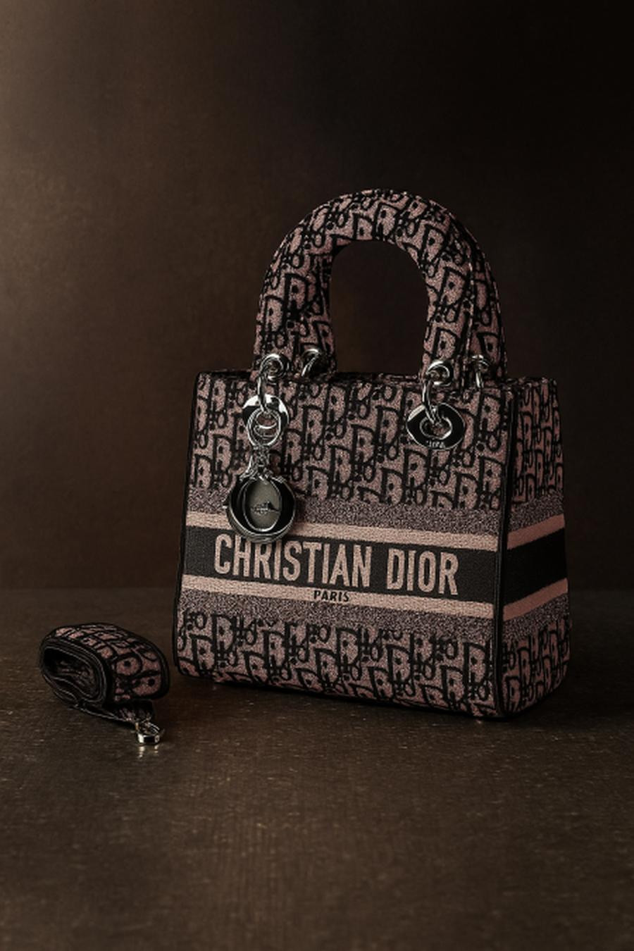 Lady Dior canvas bag
