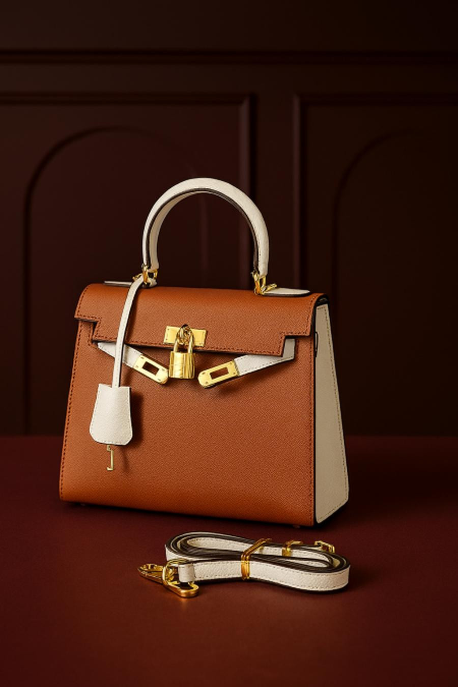 Hermes bag, base 25 cm