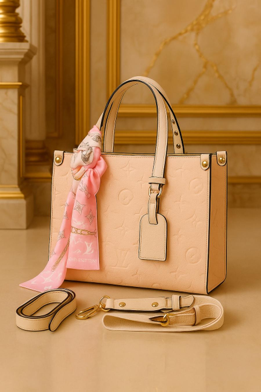 LV bag including box base 28 cm