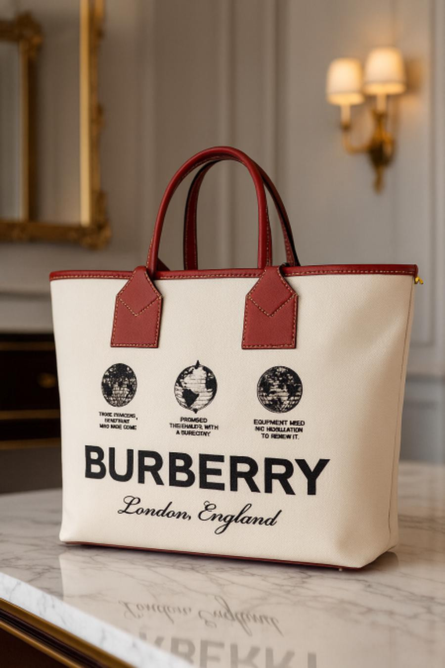 Burberry bag that can be turned inside out and worn in two ways
