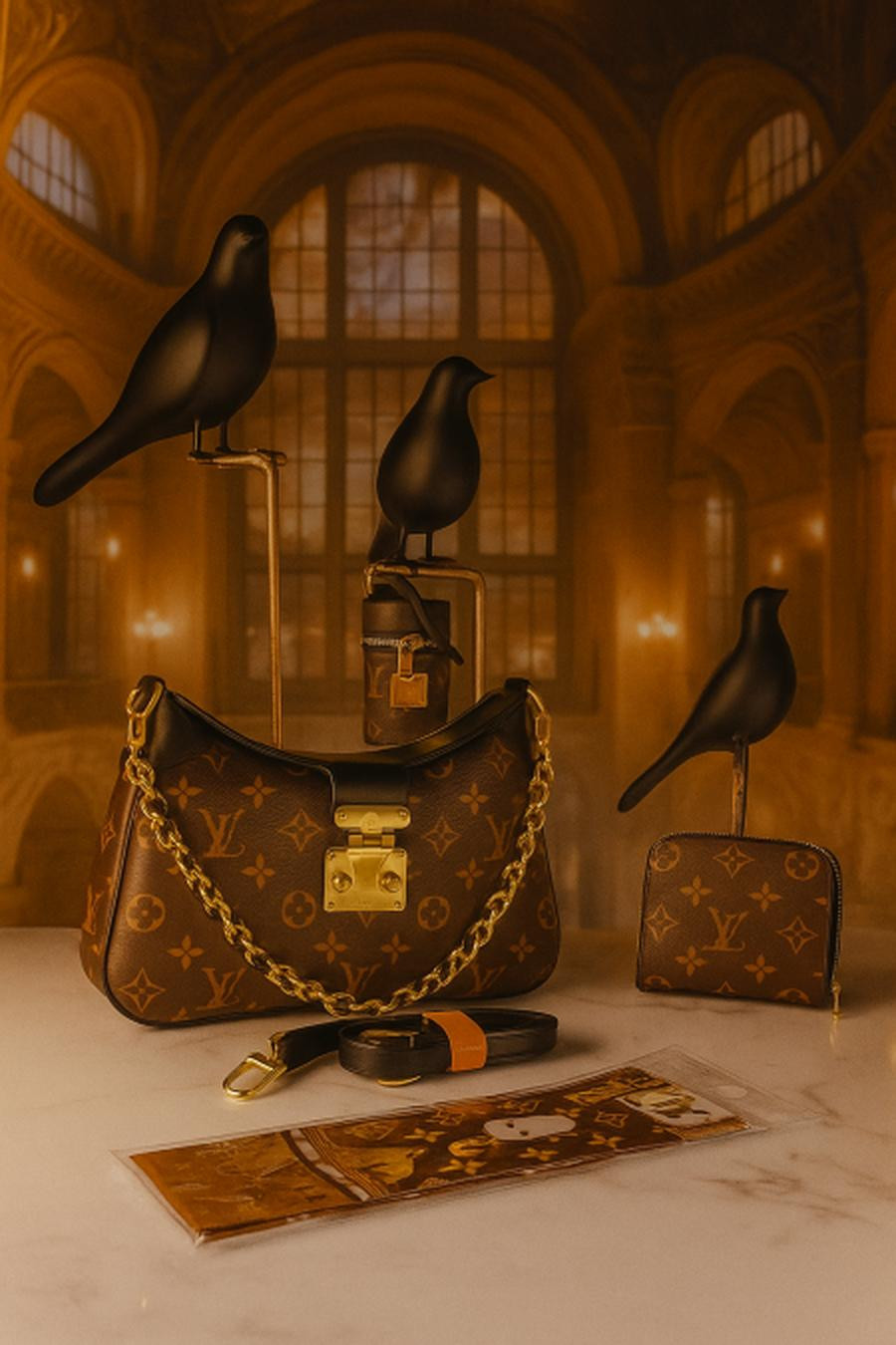 Lv package consisting of four pieces