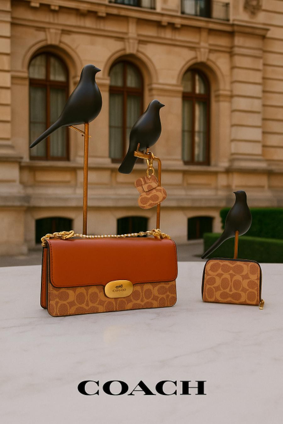 Coach brand package consisting of three pieces