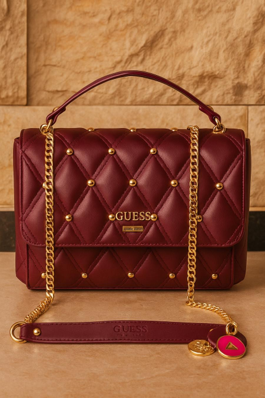 Guess Zircon Burgundy Bag