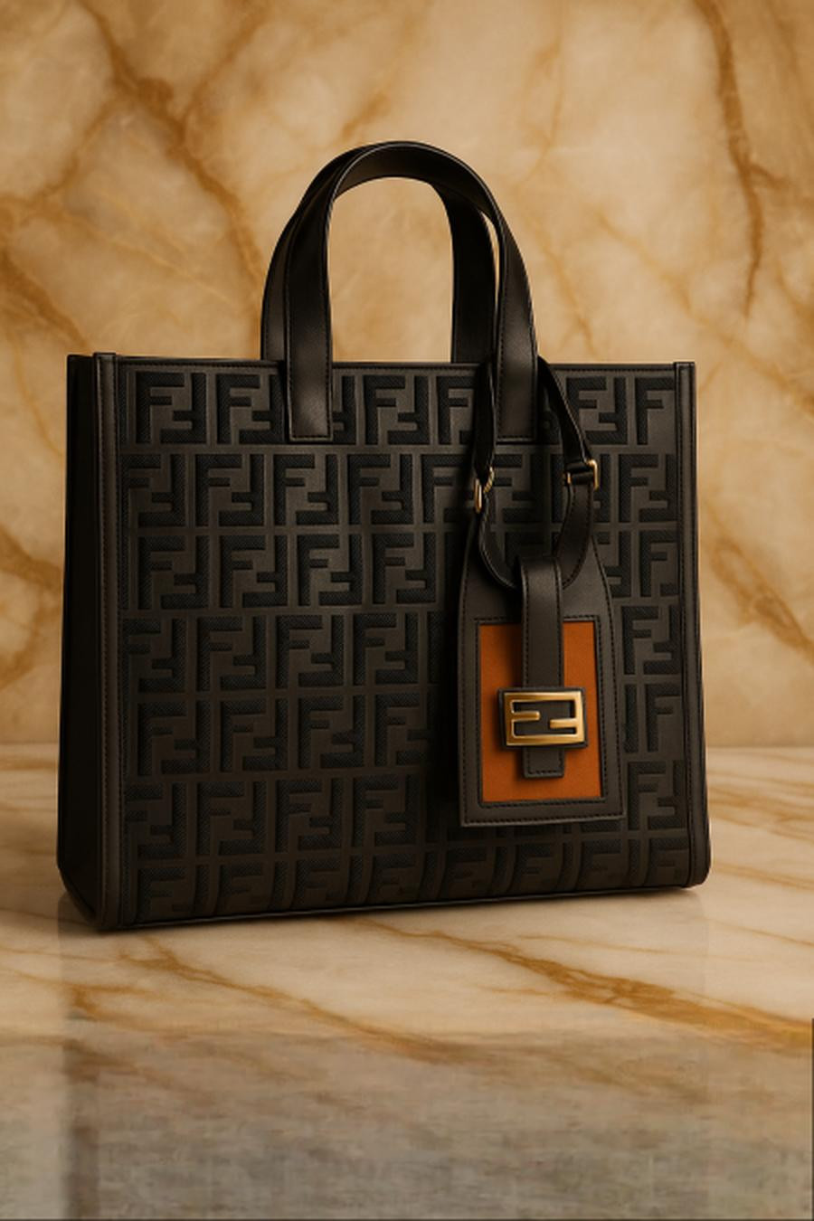Fendi large two-piece bag