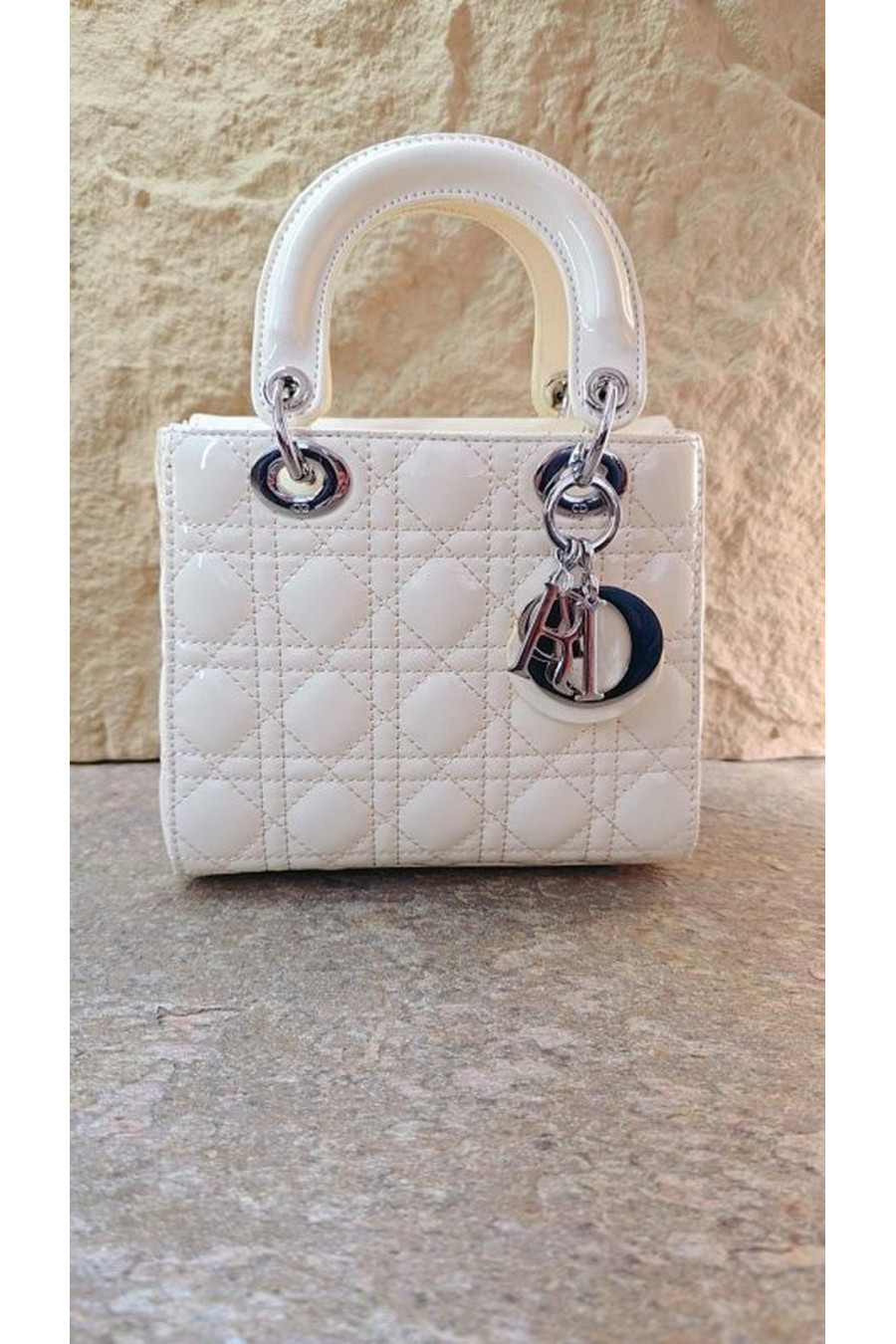 Lady Dior bag, including box, 20 cm base