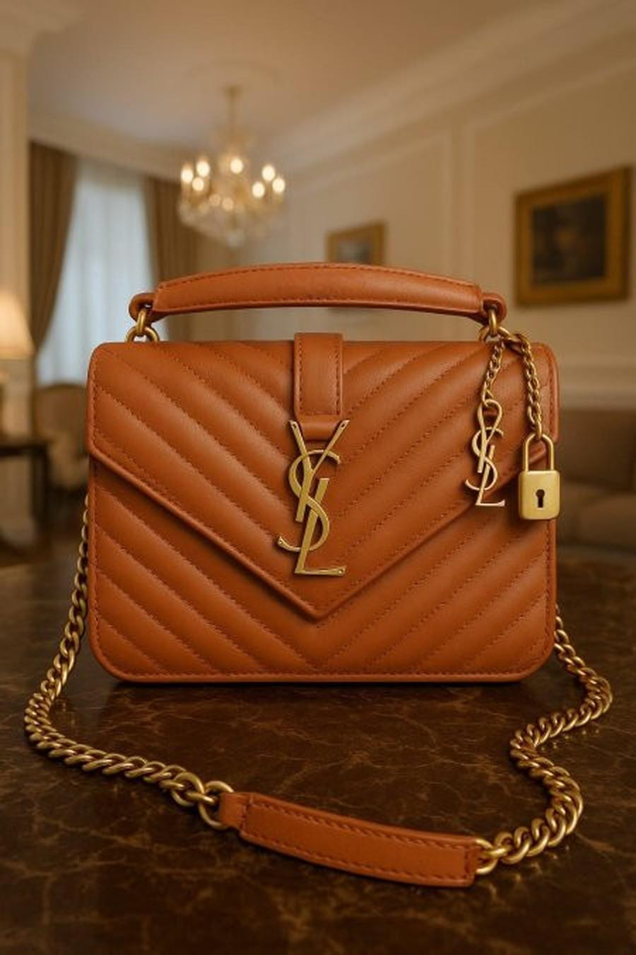 YSL bag with box included