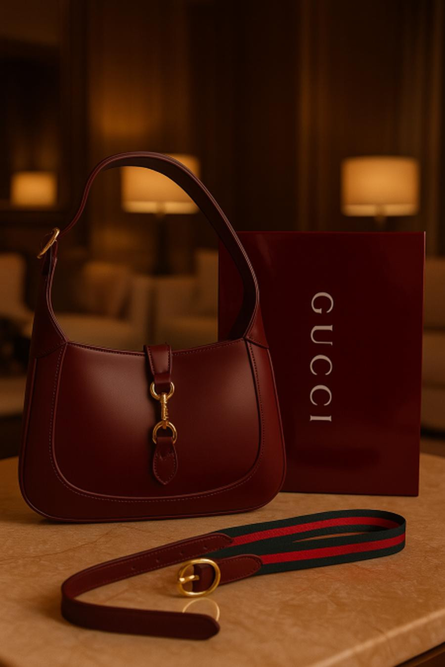 Gucci bag with box included