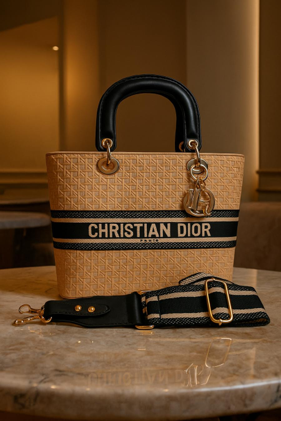 Dark Beige / Leather