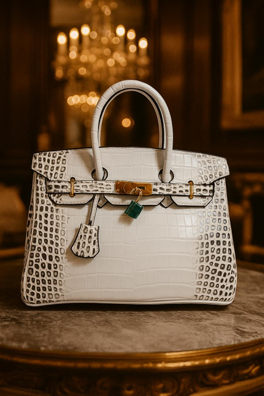 White / Black Stripes