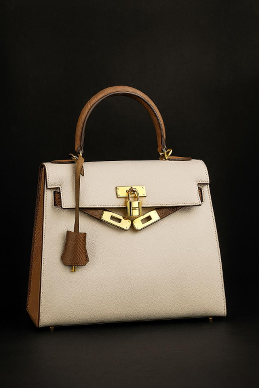 white with light brown