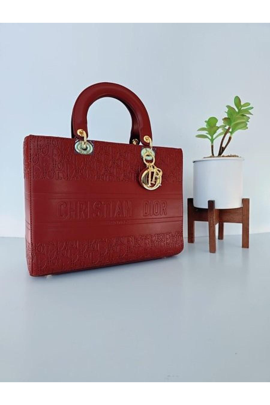 Burgundy Hardware Gold